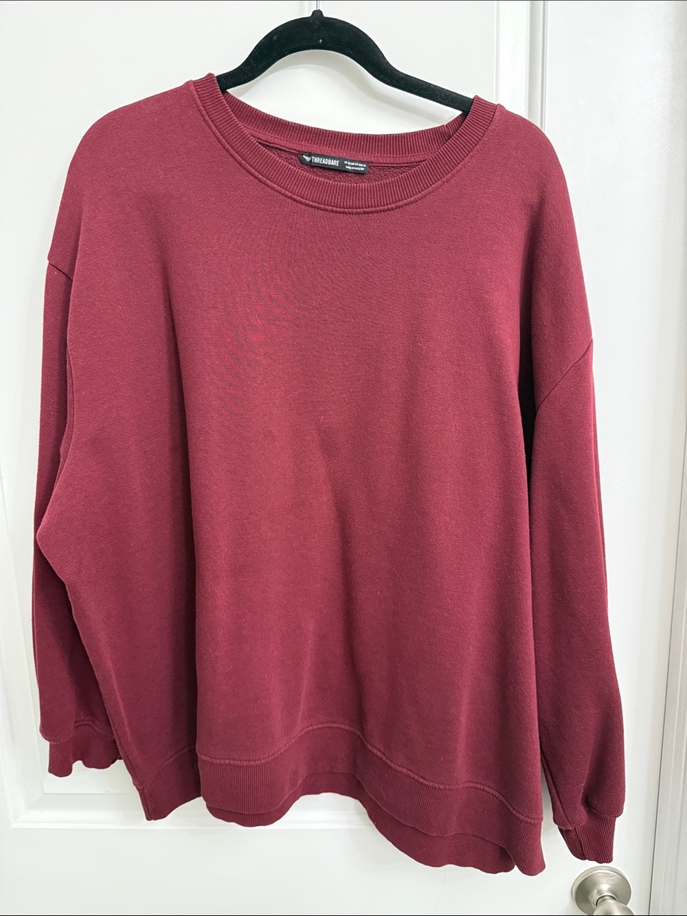 Women's Crewneck Sweatshirt - Burgundy